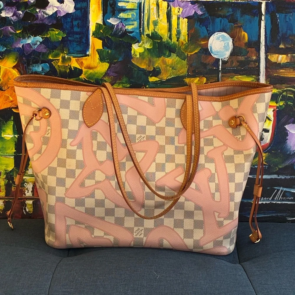 💖 Louis Vuitton Neverfull Tahitienne Ltd Edition VGUC - Picture 3 of 16